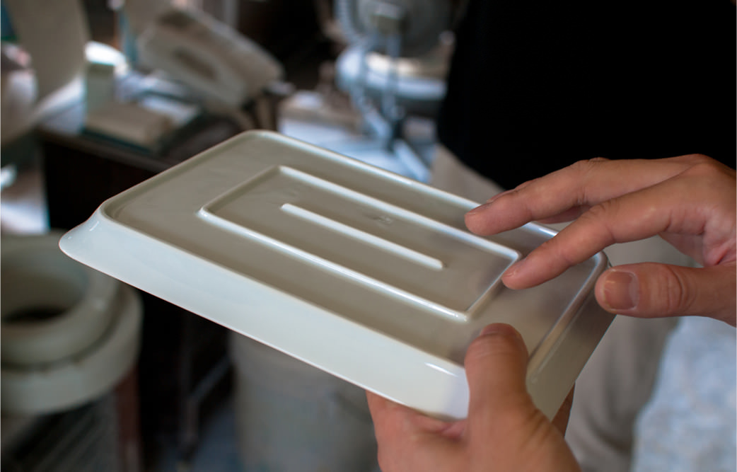 完成した器の検品